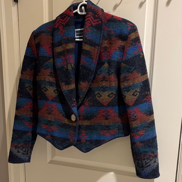 *Vintage* Rhonda Stark Women's Blazer (M) - Picture 1 of 5